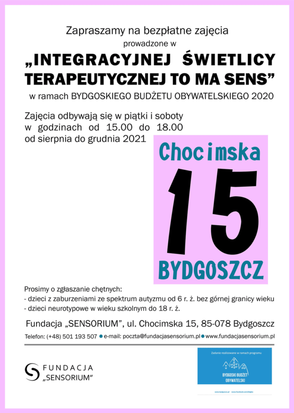 Zajęcia w integracyjnej świetlicy TO MA SENS
